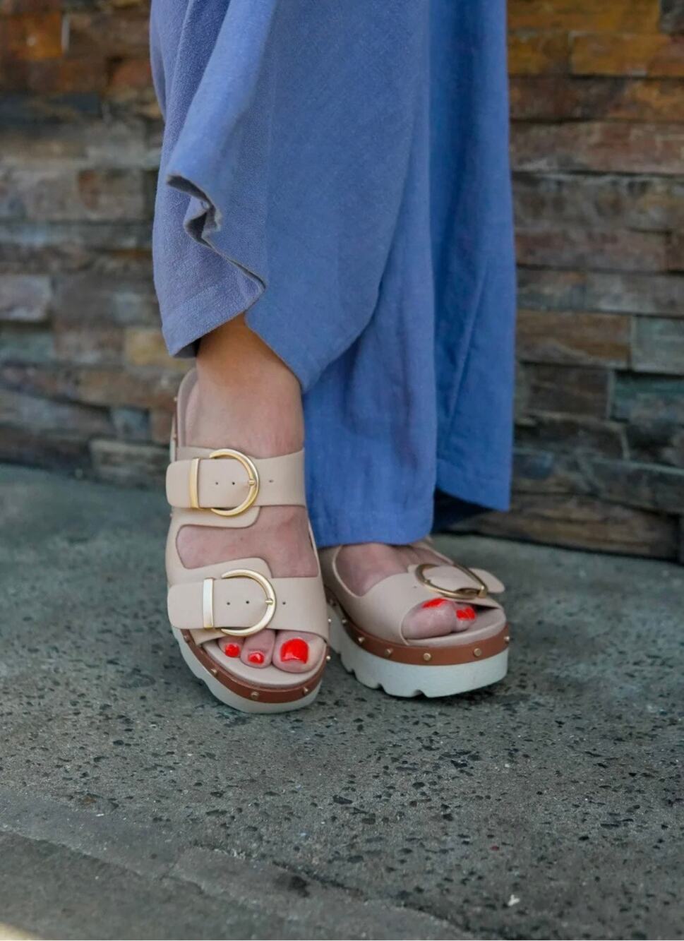 Surf's up - Platform Slide Sandals